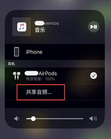 丘北苹果14音频维修点分享iPhone14音频共享设置方法 