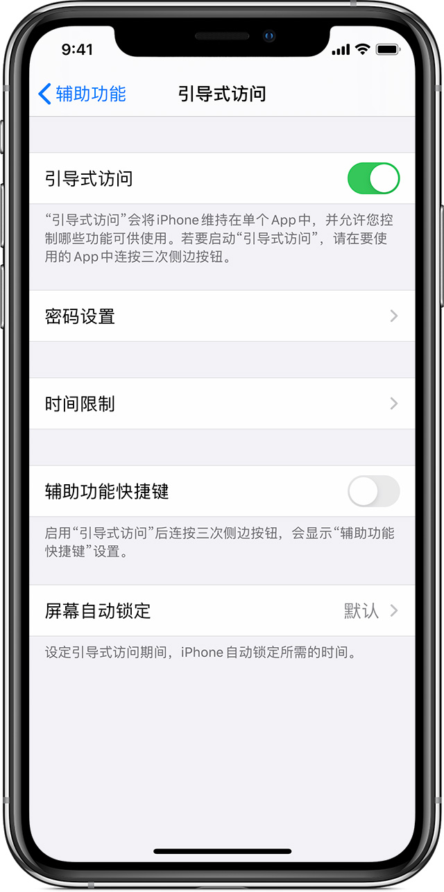 丘北苹果手机维修分享如何在 iPhone 上退出引导式访问 