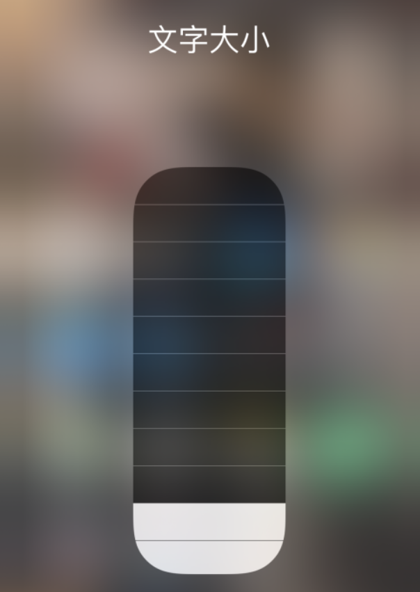 丘北苹果手机维修分享小技巧：在 iPhone 控制中心快速调节字体大小 